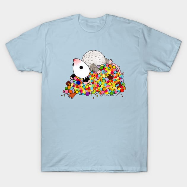 Candy Pile T-Shirt by Possum Mood
